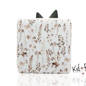 Toniebox Schutzbezug / Musikbox Schutzhülle Personalisierbar - Flower Beige