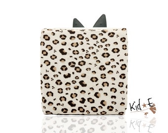 Toniebox Schutzbezug / Musikbox Schutzhülle Personalisierbar - Leopard Beige