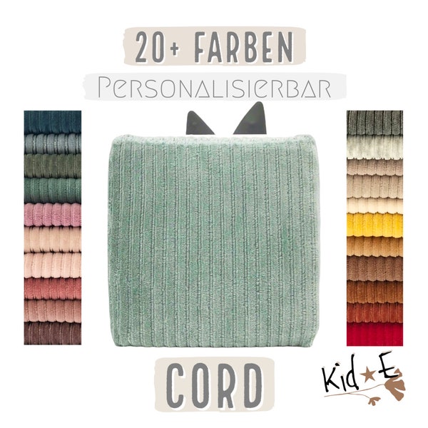 Toniebox Schutzbezug Cord / Musikbox Schutzhülle Personalisierbar / Hülle Einfarbig Bezug Uni / 20+ Farben