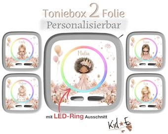 Protective film suitable for Toniebox 2 -M57a film sticker decorative film - own production/design for TB2 - Princess Princess