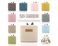 Toniebox cover plain cotton jersey protective cover / music box protective cover customizable / cover plain / 50+ colors product logo