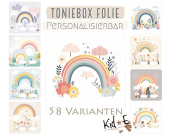 Toniebox Schutzfolie 58 Varianten -M10 Folie Aufkleber Dekofolie - Eigenproduktion/Design