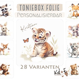 Toniebox Schutzfolie 28 Varianten M16 Folie Aufkleber Dekofolie Eigenproduktion/Design Bild 1