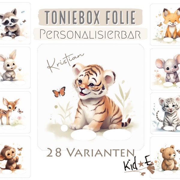 Toniebox Schutzfolie 28 Varianten -M16 Folie Aufkleber Dekofolie - Eigenproduktion/Design