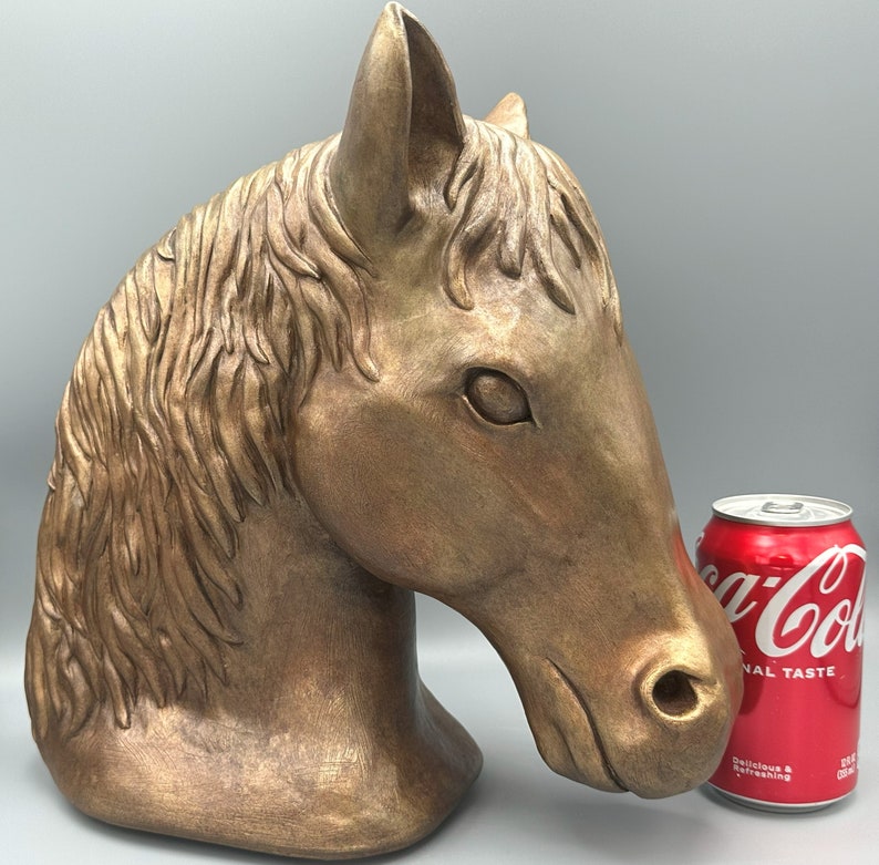 Horse Head Ceramic Sculpture Horse Sculpture image 5