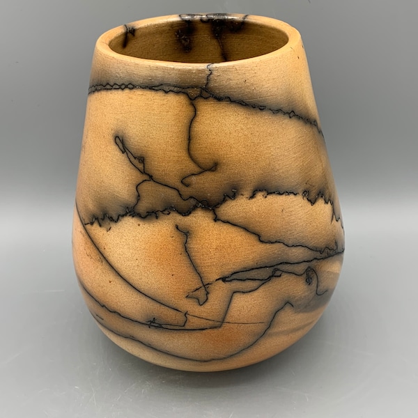 Raku Horsehair Vase | Handmade Raku Vase