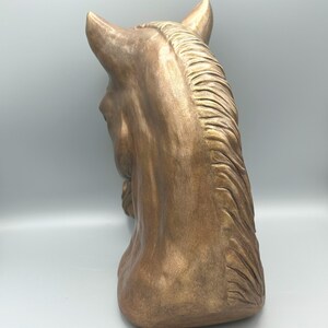 Horse Head Ceramic Sculpture Horse Sculpture image 4