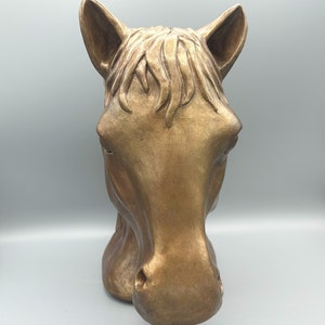 Horse Head Ceramic Sculpture Horse Sculpture image 2