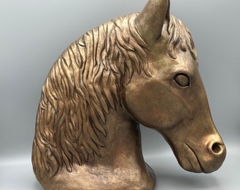 Horse Head Ceramic Sculpture | Horse Sculpture