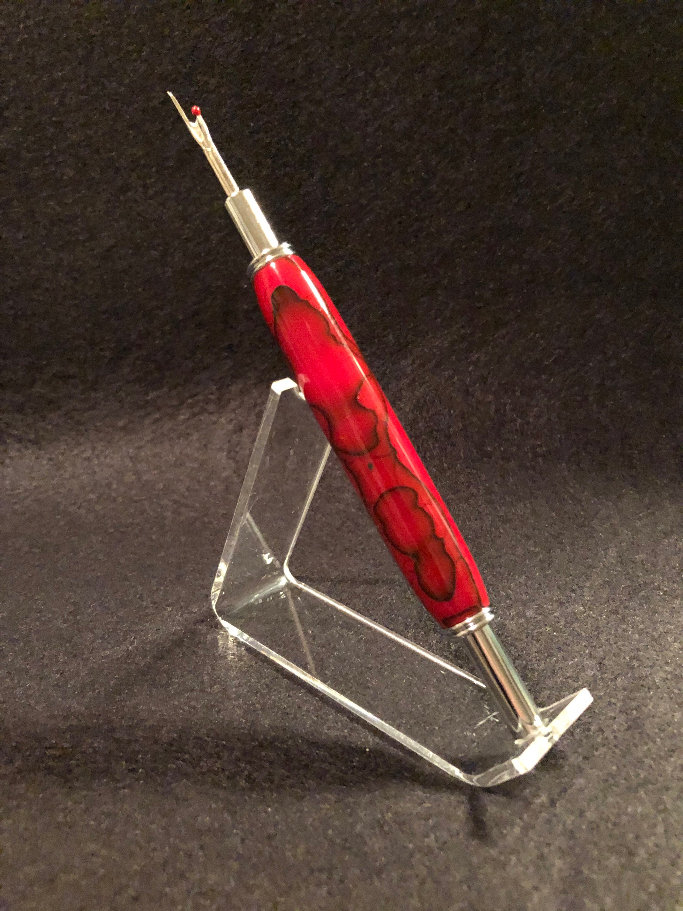 Seam ripper stiletto hand crafted acrylic each unique. Etsy