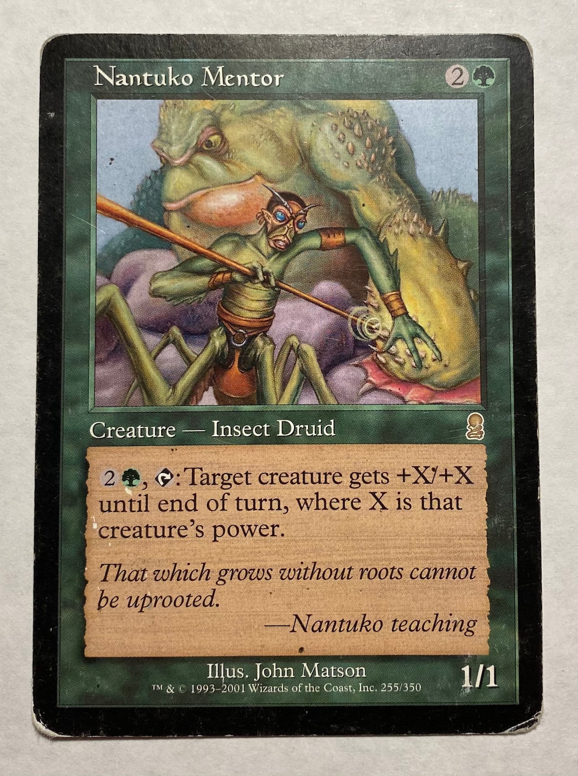 Nantuko Insect Playset Booster Magic The Gathering Etsy