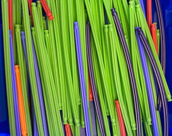 KNEX 100 Red Rods - 5.125 In. K'nex #90954 Standard Replacement Parts And Pieces - Foto 3