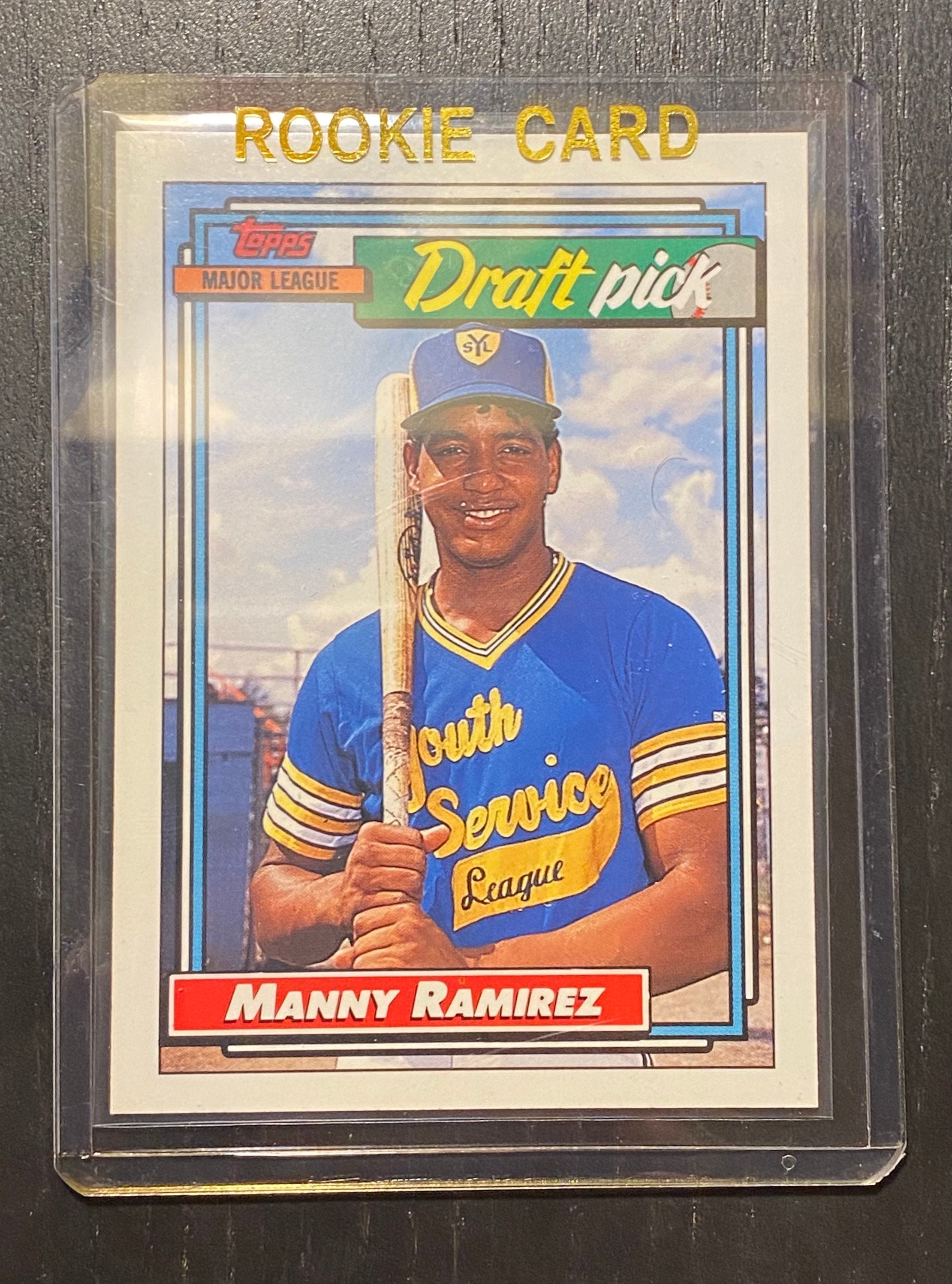 Manny Ramirez Rookie Card 1992 Topps 156 Authentic Etsy