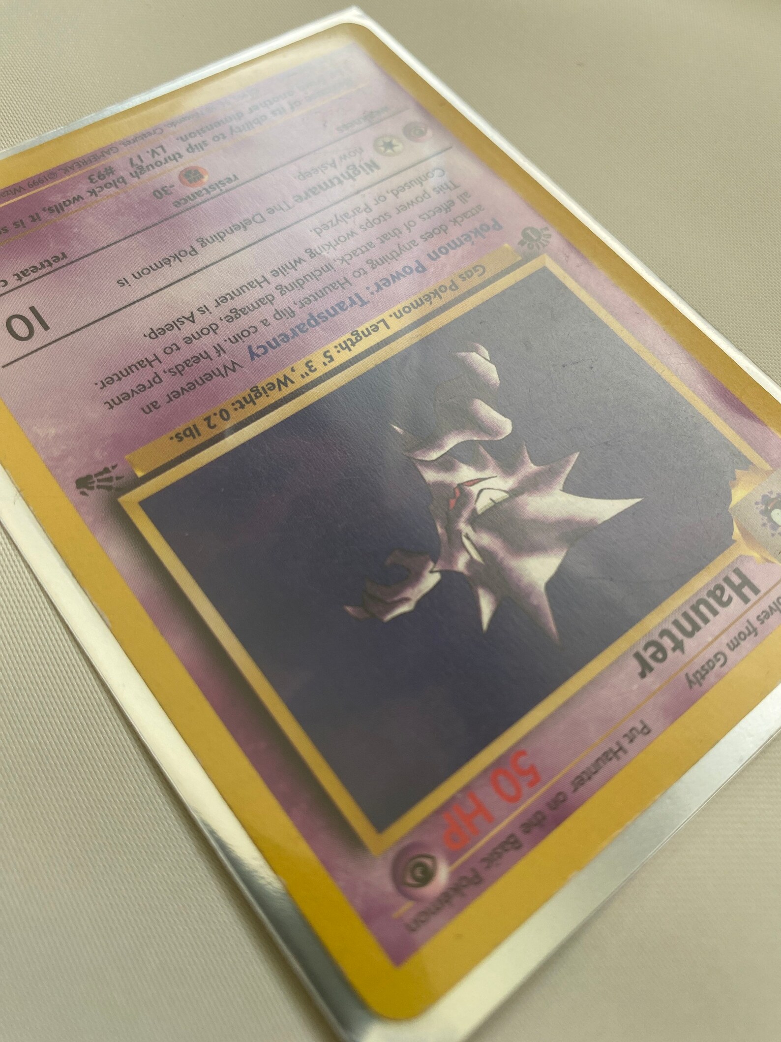 Haunter First Edition Pok mon Fossil 21 62 Authentic Etsy