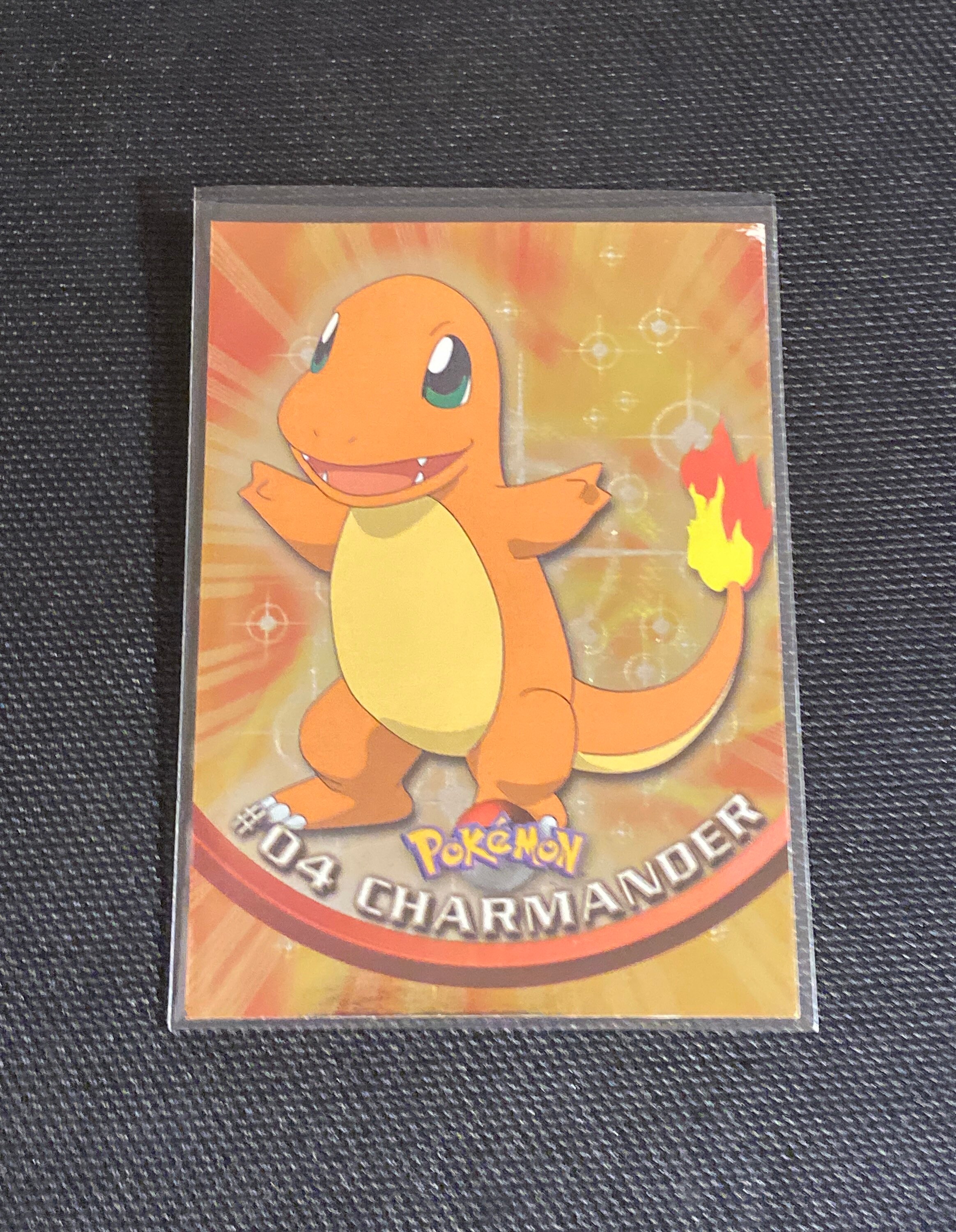 Charmander holographic Pokémon Topps TV Animation - Etsy