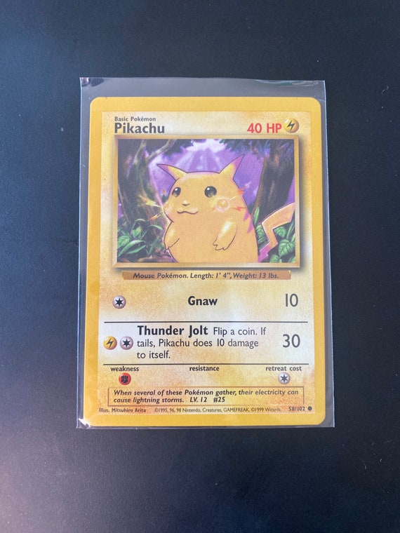 Pokémon - Pikachu (58/102) - Conjunto básico 