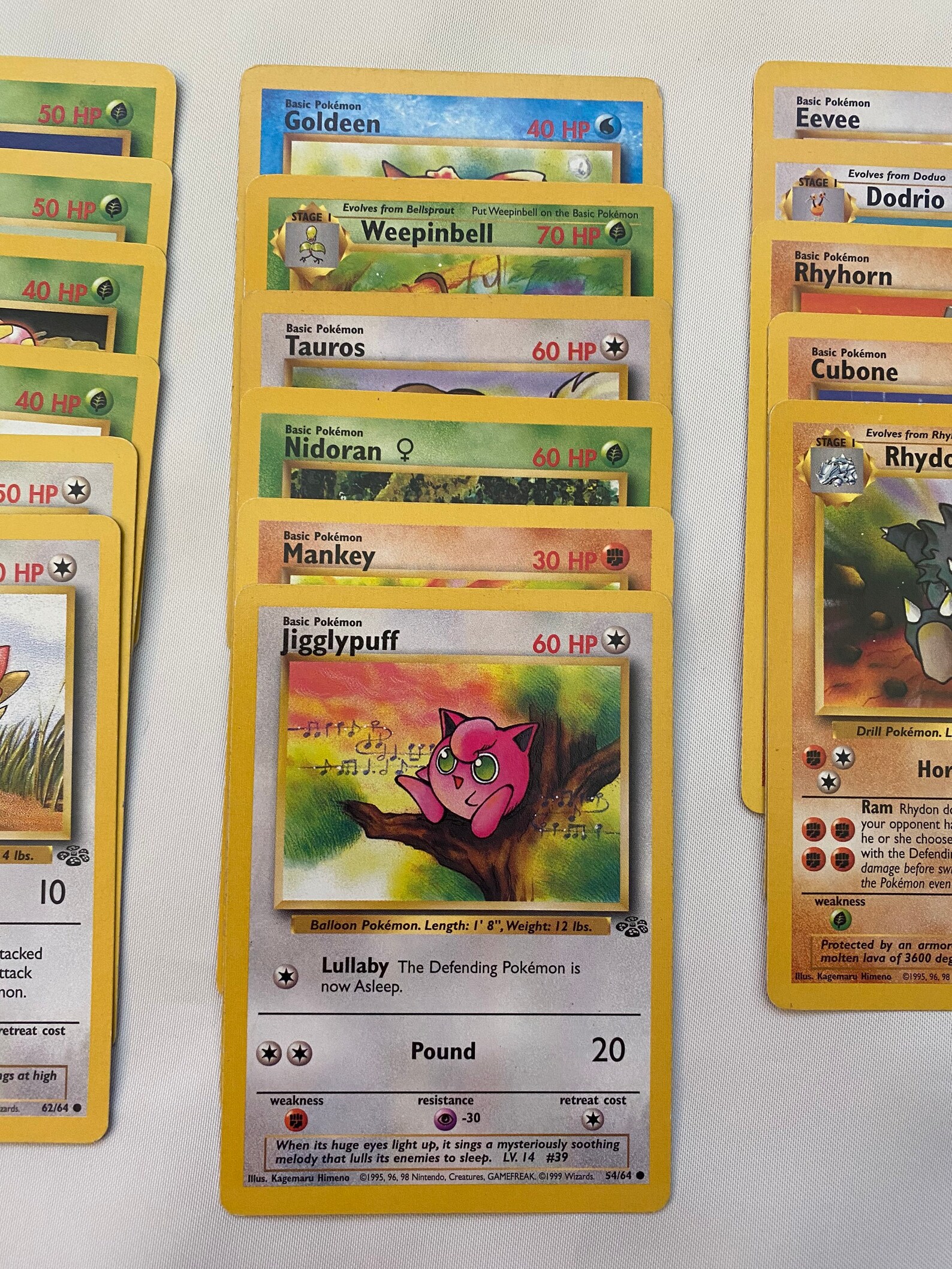 Pokémon Jungle Set Collection Pokémon Trading Card Game TCG Etsy