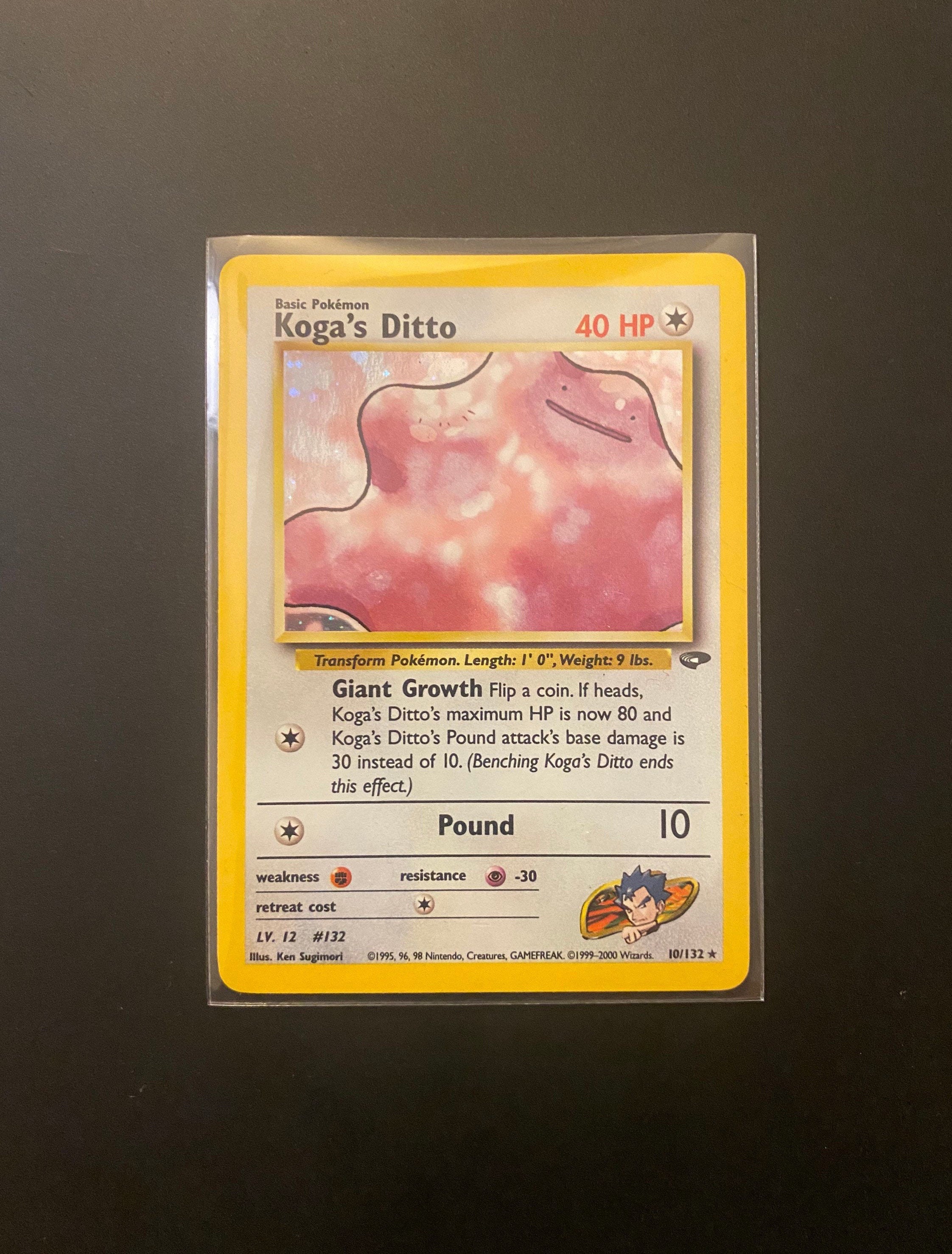 1995 ditto pokemon card value Lot of 2: 1st Edition Rare Holo Ditto & Dark Hypno SWIRL