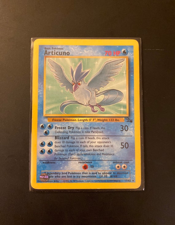  Pokemon - Articuno (2) - Fossil - Holo : Toys & Games