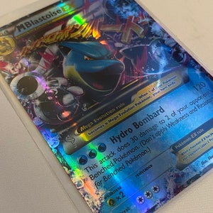 M Blastoise Ex Pokemon Proxy Xy Base Set 30 146 Etsy