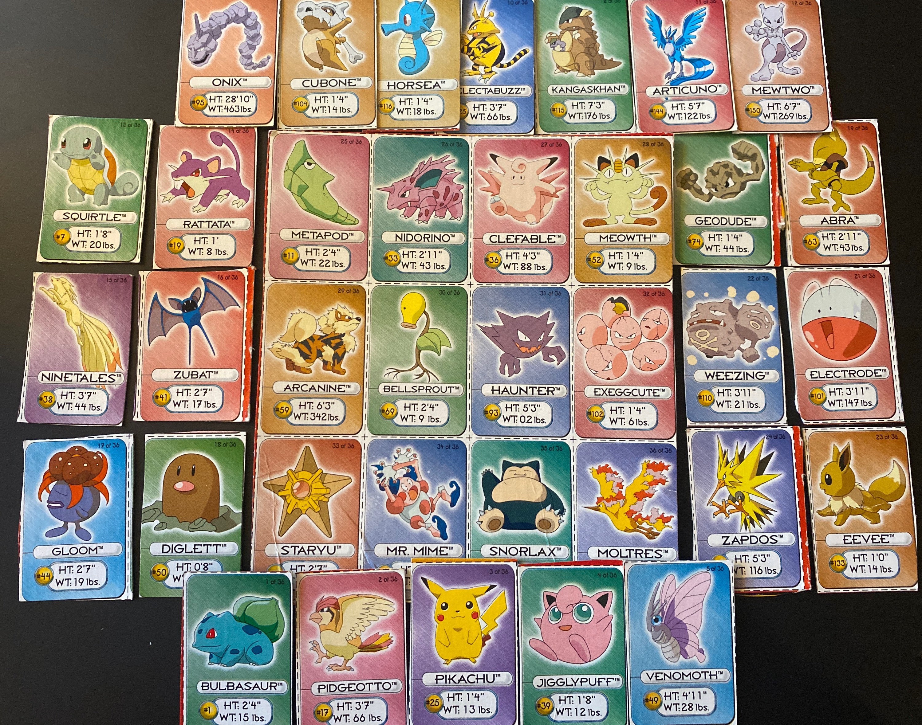 Pokmon Lunchables Complete Collection- Pokmon Red/blue Promotional - Rare Complete Collectible Promo Trading Mini-card Set (36 Cards) - Etsy Pokmon Lunchables Complete Collection- Pokmon Red/blue Promotional - Rare Complete Collectible Promo Trading Mini-card Set (36 Cards) - Etsy