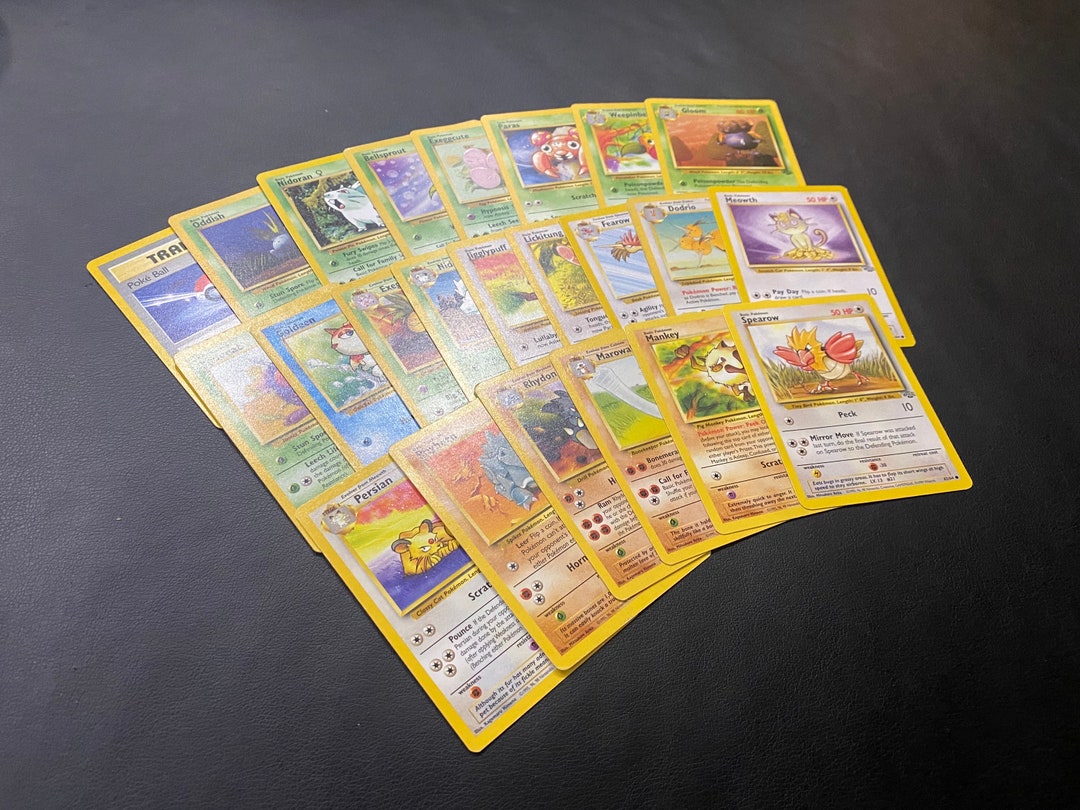 Pokémon Jungle Set Collection Pokémon Trading Card Game TCG Etsy