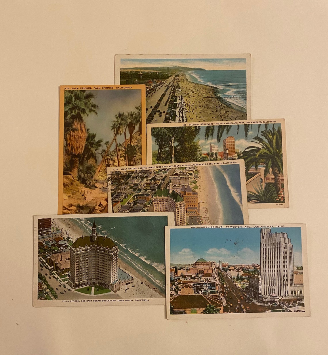 Antique California CA U.S.A. Travel Postcards Lot of Six Etsy