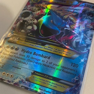M Blastoise Ex Pokemon Proxy Xy Base Set 30 146 Etsy