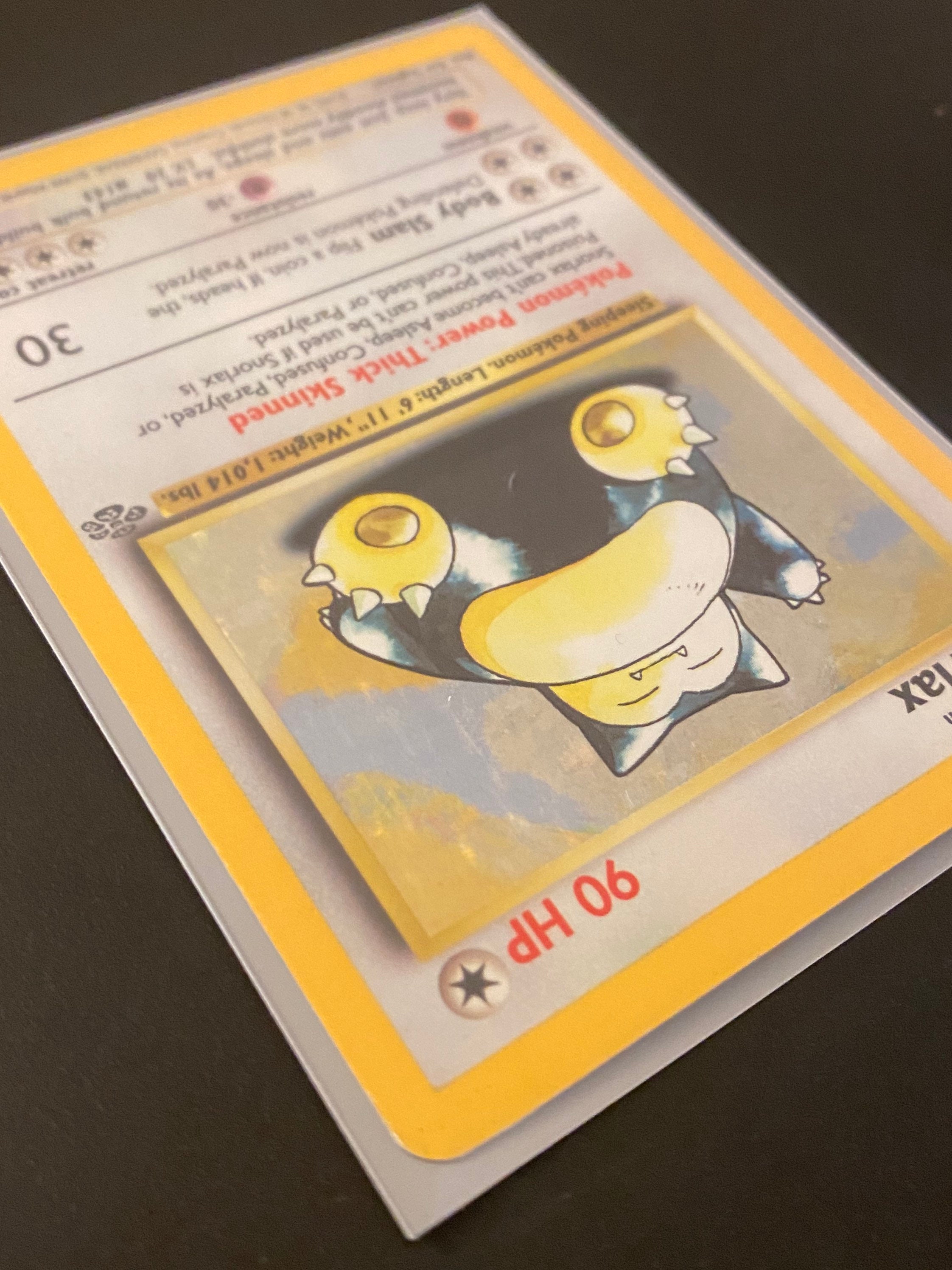Snorlax - Pokmon - Jungle 11/64 - Rare Authentic Holographic Collectible Trading Card - Etsy Snorlax - Pokmon - Jungle 11/64 - Rare Authentic Holographic Collectible Trading Card - Etsy