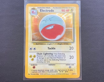 Electrode ポケモンカード 90 HP Pokemon Card Electrode #101 Rare Holo 2/64 90Hp | eBay