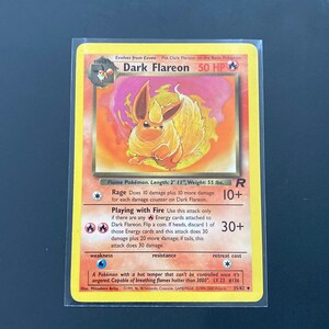dark flareon pokemon card 2000 Team Rocket #35 PSA 7 Common Lands If heads Nostalgic 1st Edition Dark Flareon.
