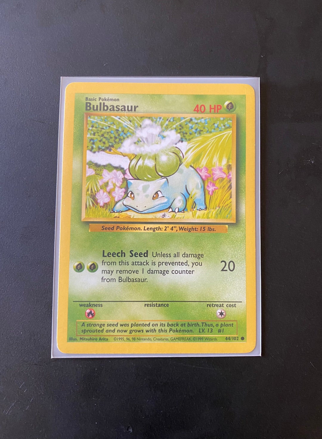 Peluche Pokémon Bulbizarre - Carte Pokemon Rare