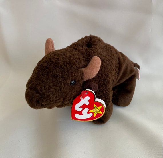 Roam 1998 Ty Beanie Baby Rare Original bison plush with Etsy