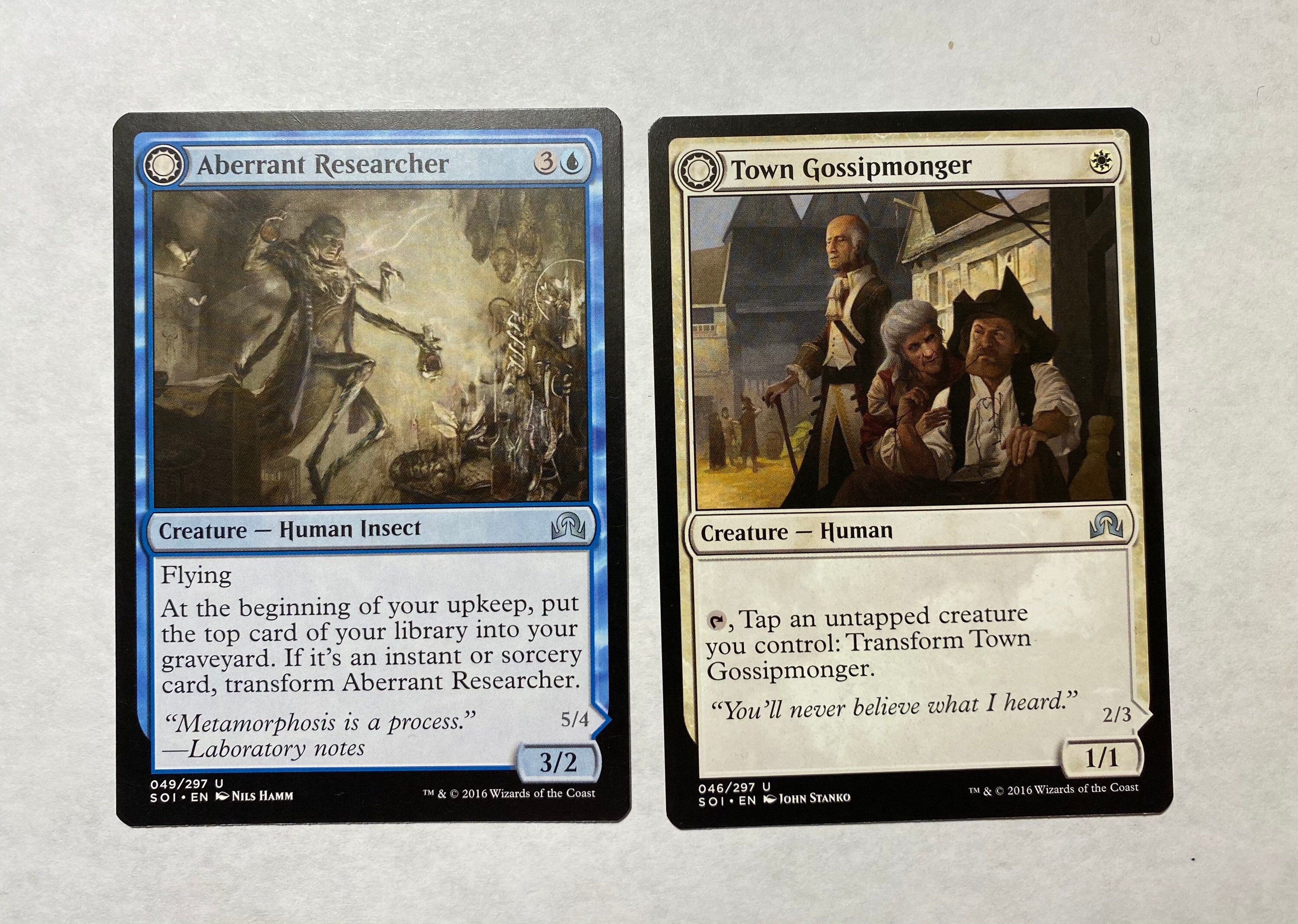 MTG DoubleSided Card Pack 4 cartes Magic The Gathering Etsy