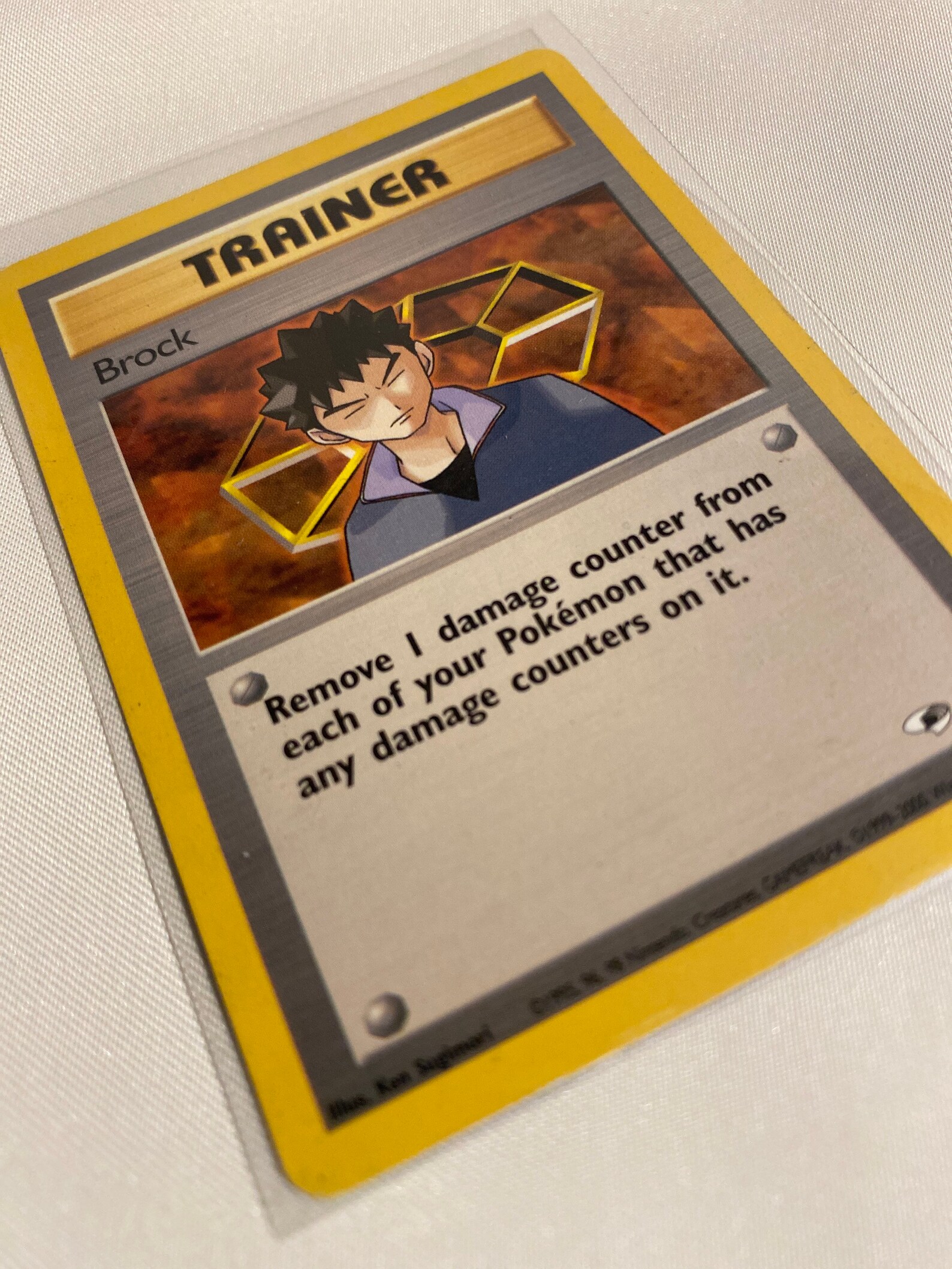 Brock Trainer Pokemon Gym Heroes 98 132 Rare Authentic Etsy