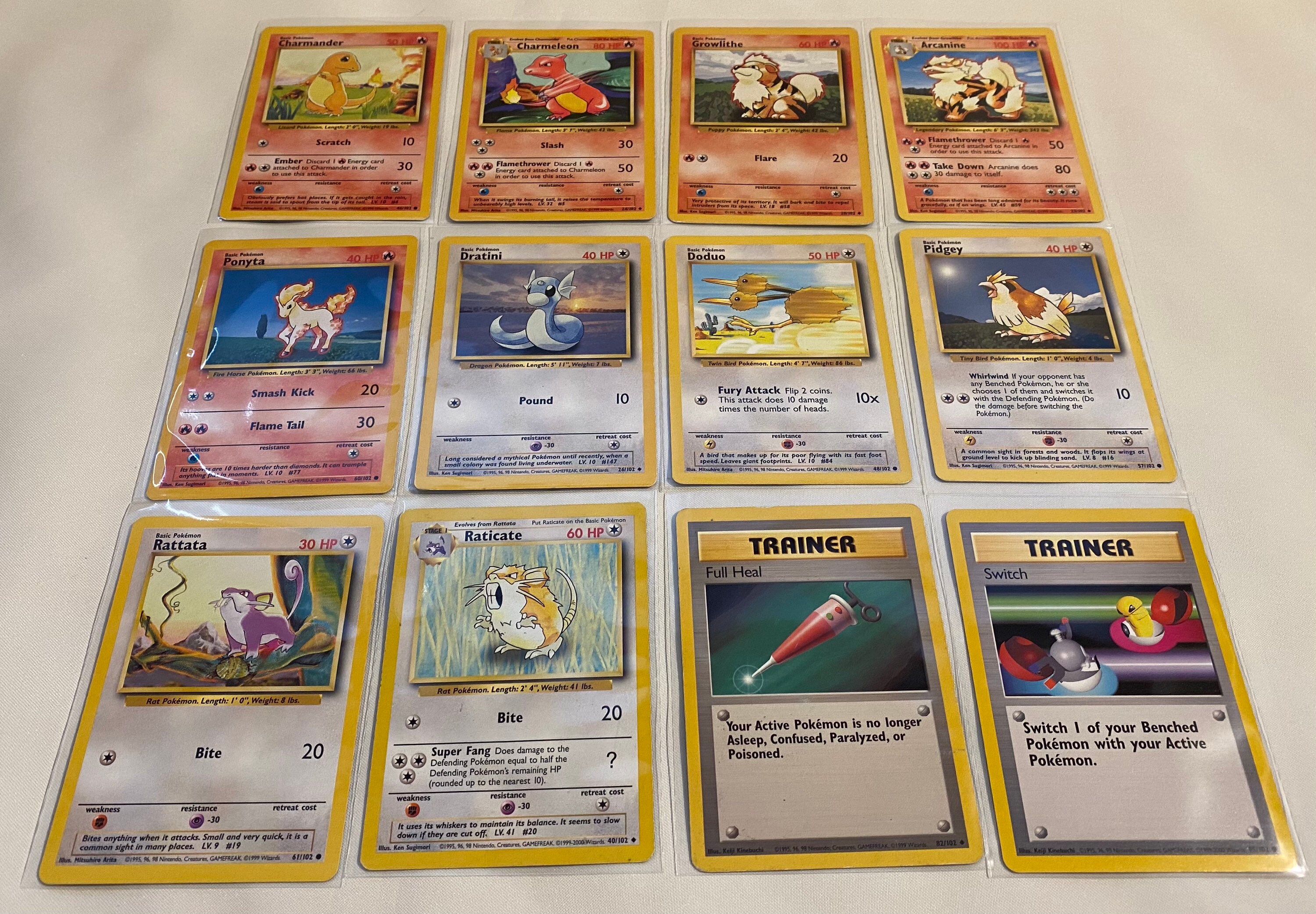 Pokémon Base Set Collection Pokemon Trading Card Game TCG Etsy