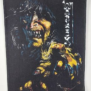WARLOCK des années 80 Backpatch original / doro pesch heavy metal à coudre sur le patch old school accept iron maiden sodom battle jacket helloween