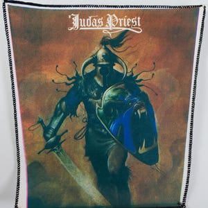 JUDAS PRIEST vintage 80s Backpatch original / sew on patch old school iron maiden black sabbath manilla road metal battle jacket