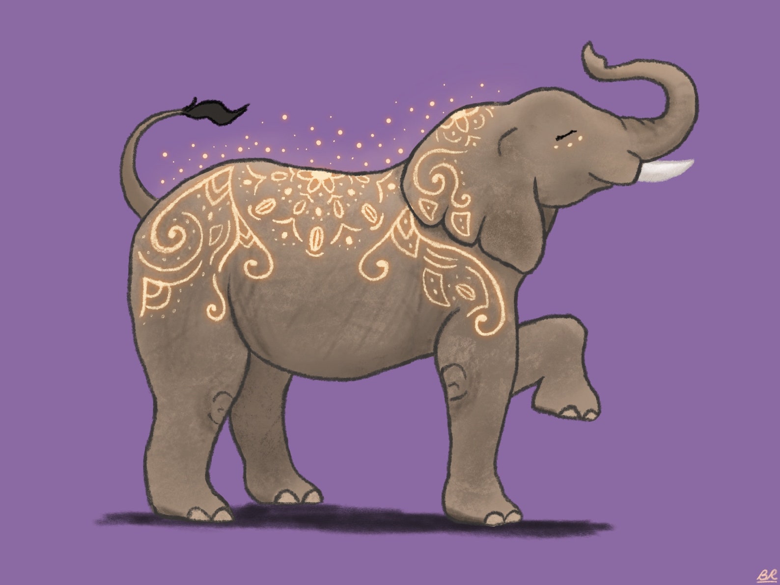 Magical ElephantLavender Etsy