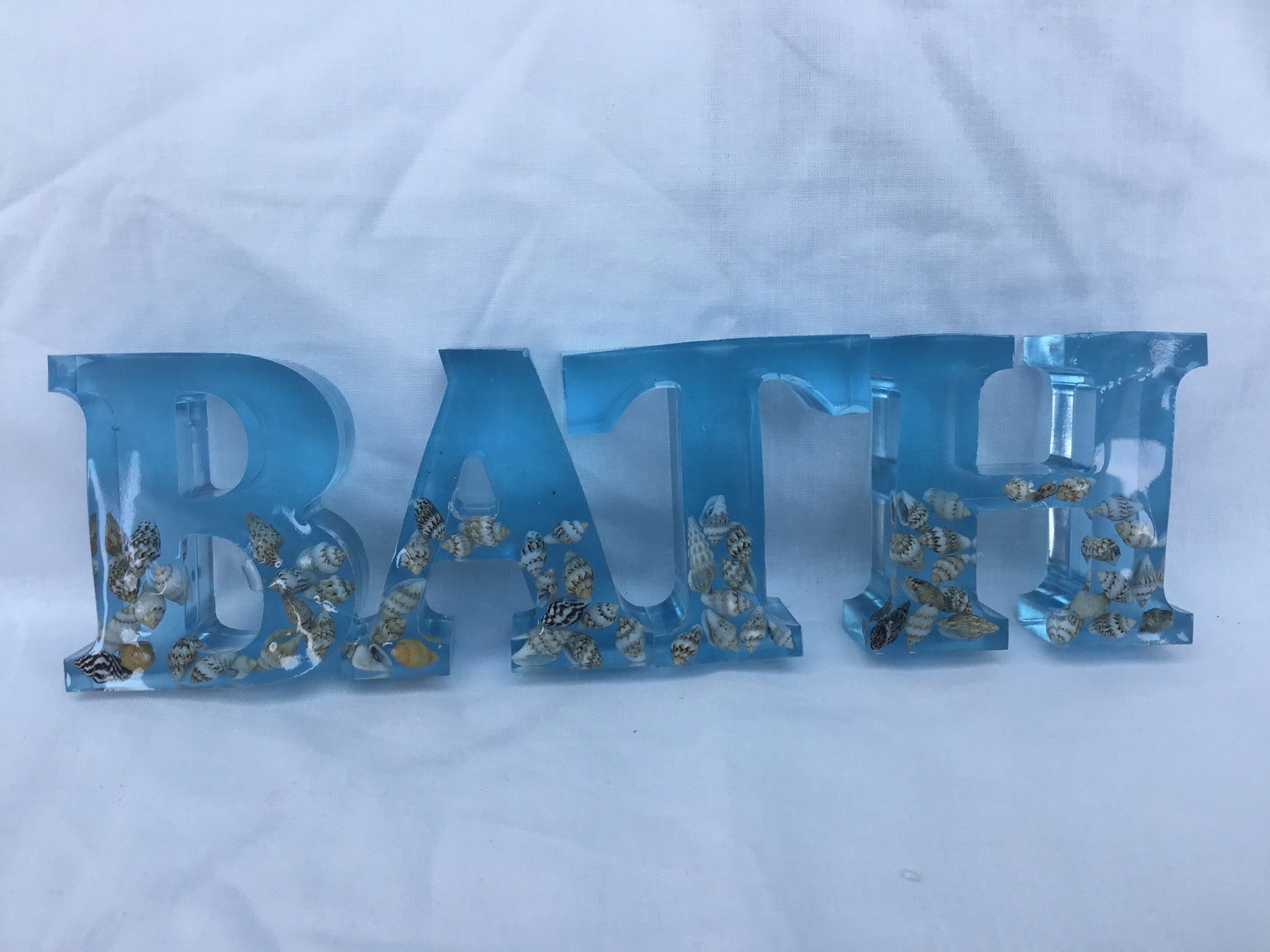 Bespoke Free standing resin word sign customisable any words Etsy