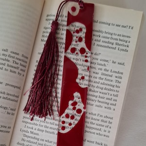 Handmade blood curdling resin bookmarks…horror, vampire, murder theme