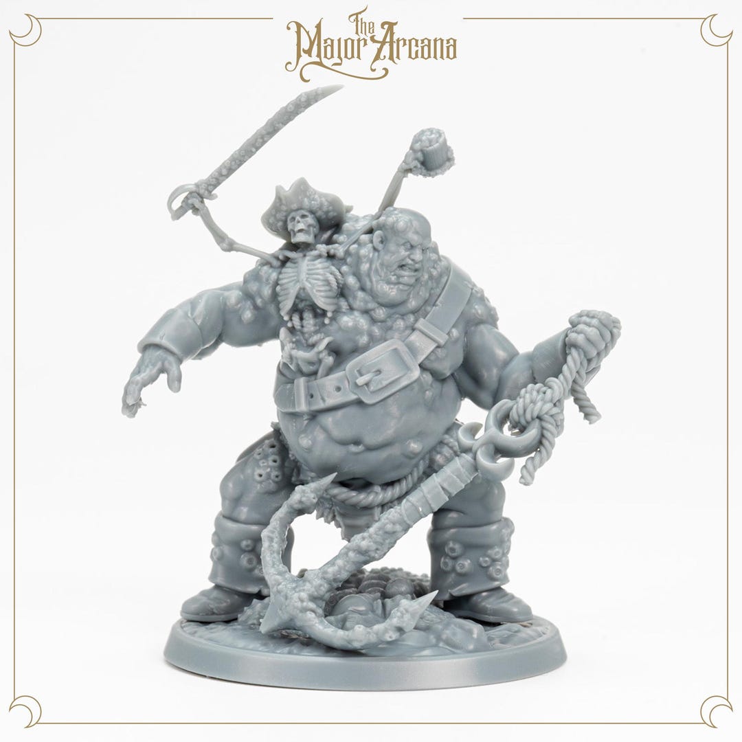Pirate Rigger Dead Rigger Twins Pirate, Bandit Crew 3D Printed Miniature for D&D and ...