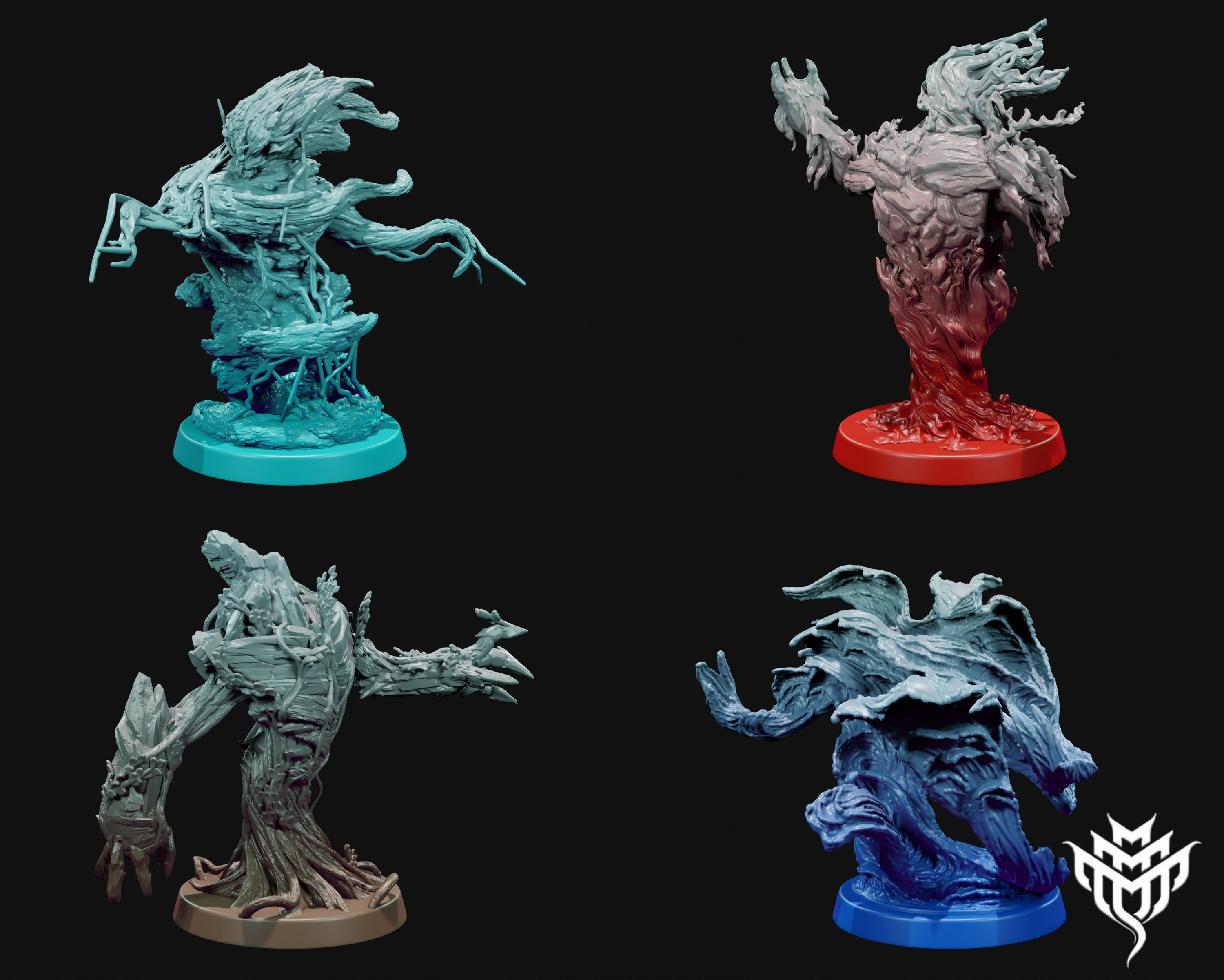 RPG and Painting Water Elemental Pathfinder Miniatur for D&D Toys & Games Toys