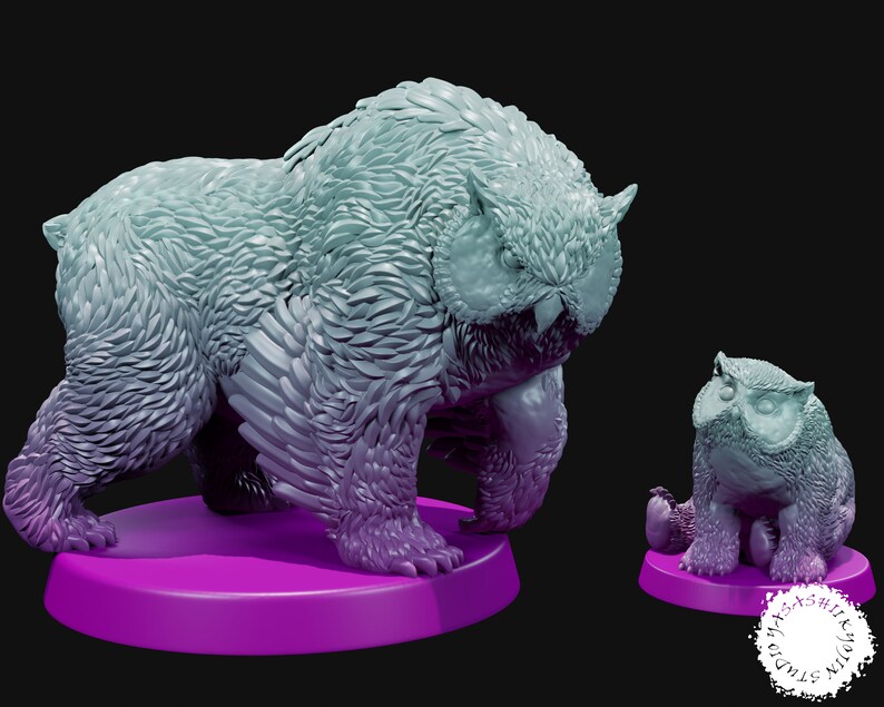 d&d owlbear miniature