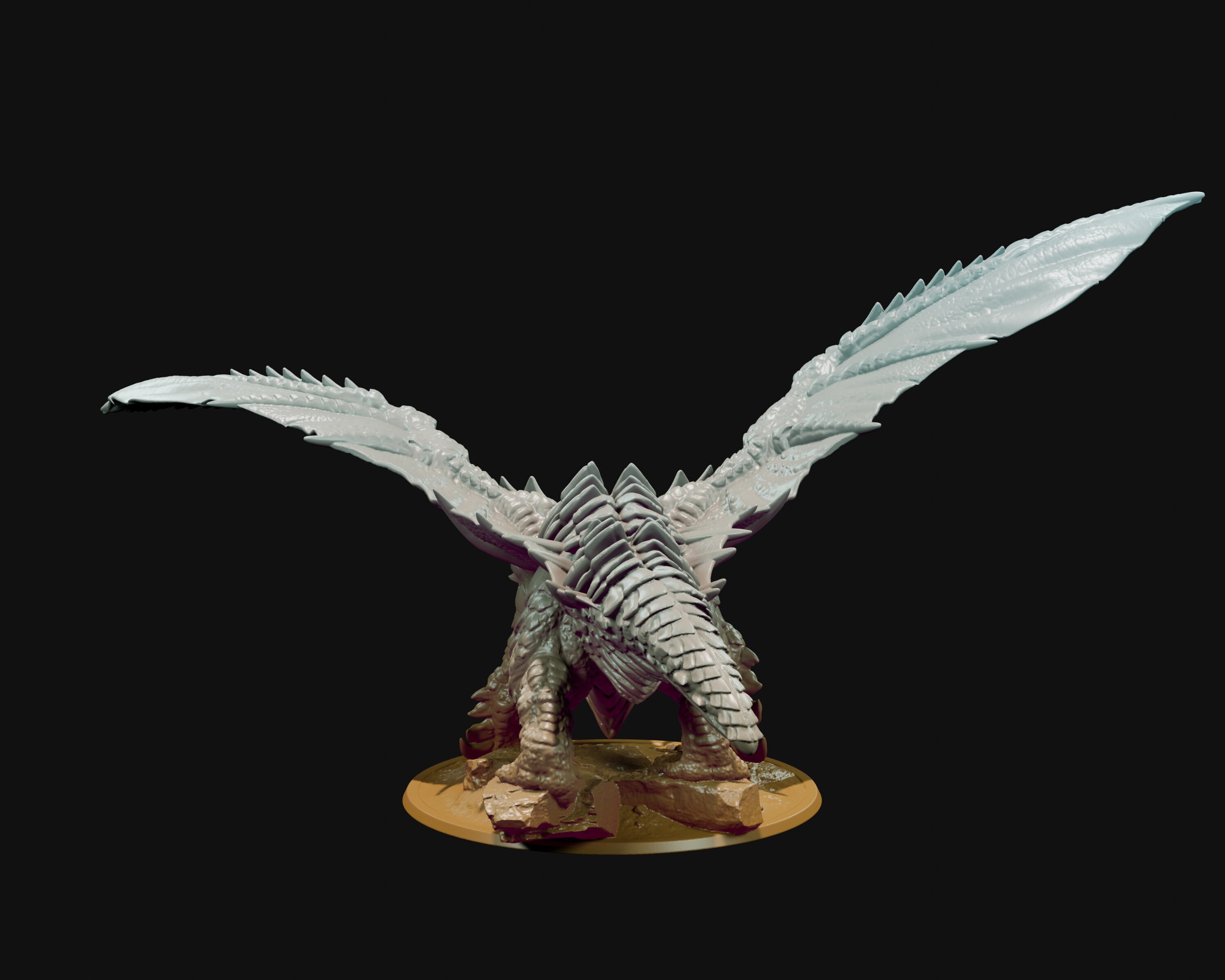 Ancient Copper Dragon Miniature for D&D Pathfinder RPGs Etsy