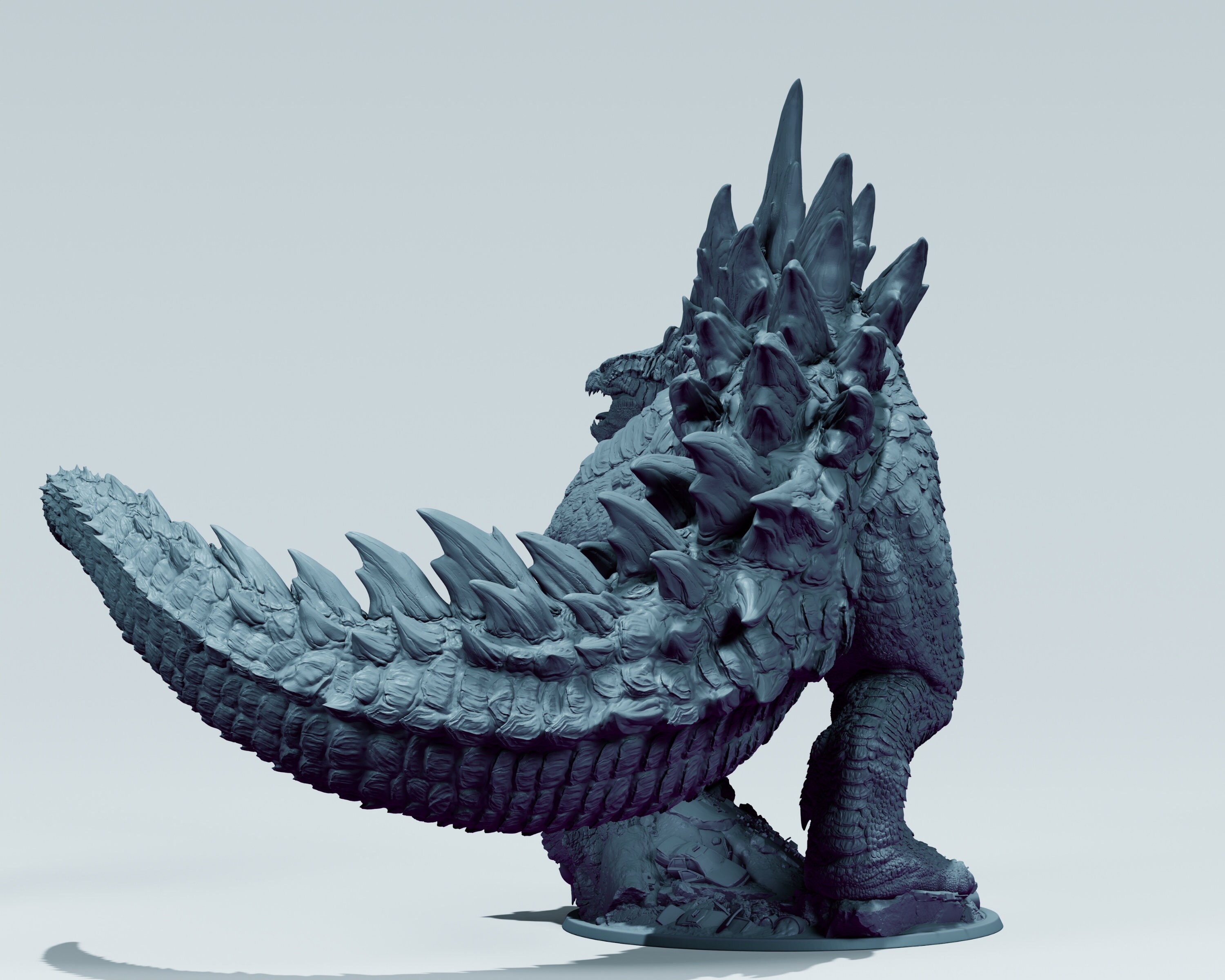 Godzilla Miniature Lord of the Print Dnd Miniatures RPG -  Norway