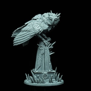 Tylluan, the Watcher The Major Arcana Owl, Monster Miniature for D&D, Pathfinder and TTRPG image 5