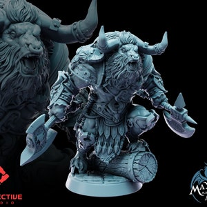 Minotaur | Collective Studio | Barbarian, Knight, Fighter, Paladin for D&D, Pathfinder, RPG