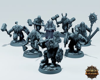 DWARF | 8 Poses | Daybreak Miniatures