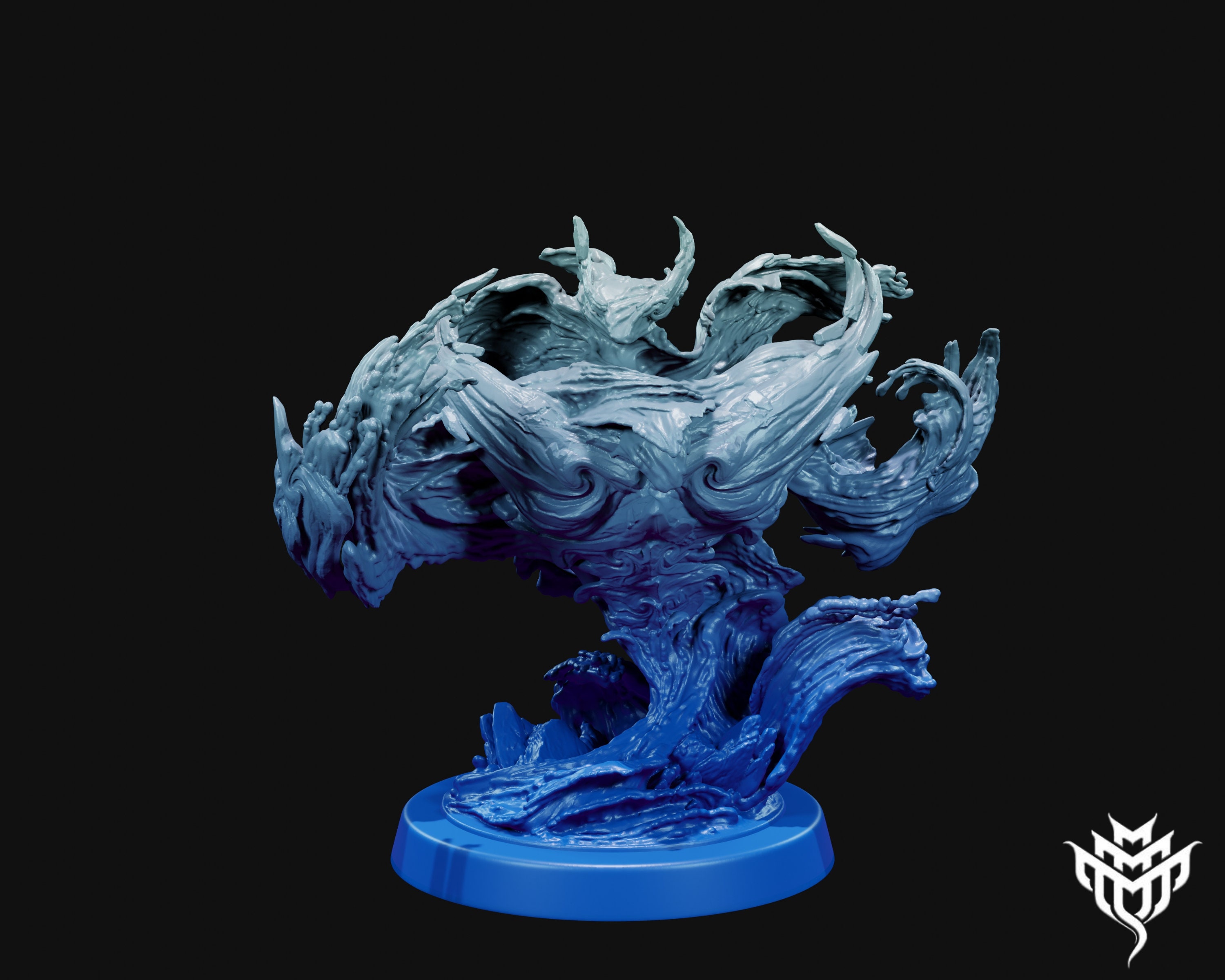 Gargantuan Water Elemental Miniature for D&D, Pathfinder, RPG and